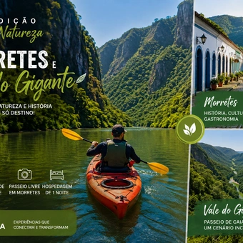 Caiaque no Vale do Gigante + Morretes - PR